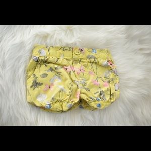 Carters Floral Yellow Shorts